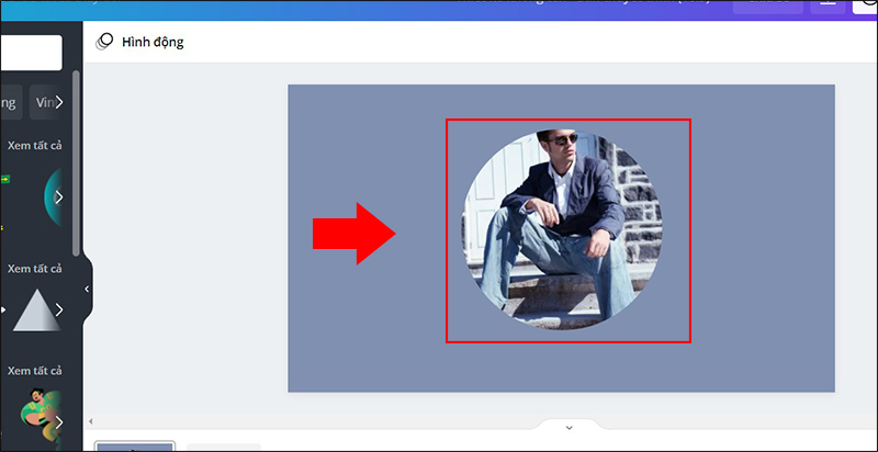Chọn một ảnh đại diện v&agrave; k&eacute;o v&agrave;o khung